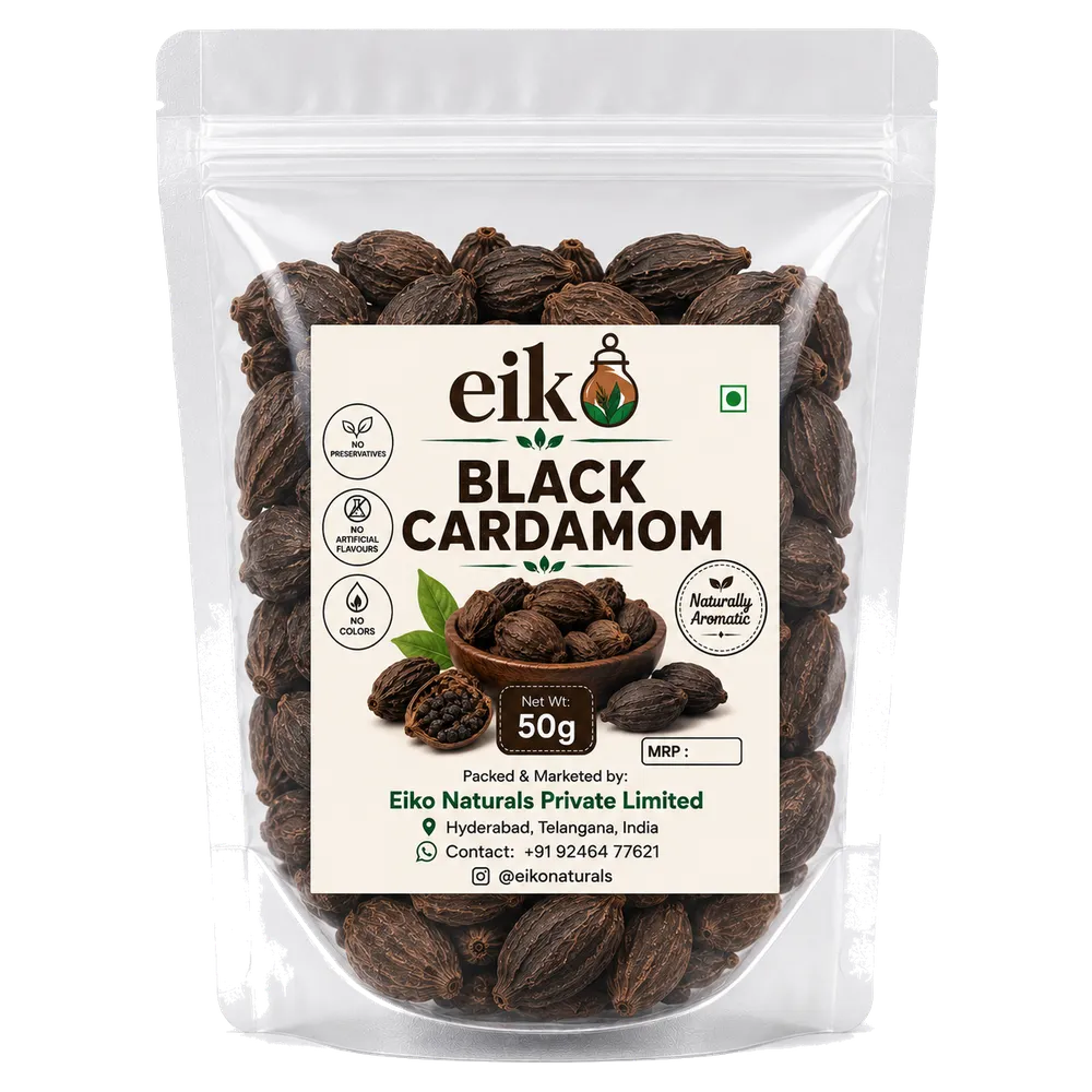 Black Cardamom (నల్ల ఏలకులు / Badi Elaichi)